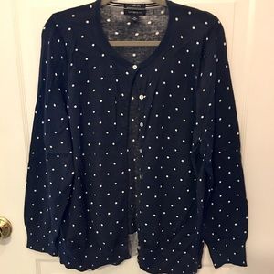 Lands’ End supima cotton cardigan sweater